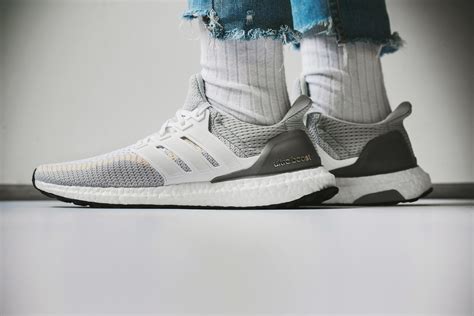 adidas ultra boost grey and white